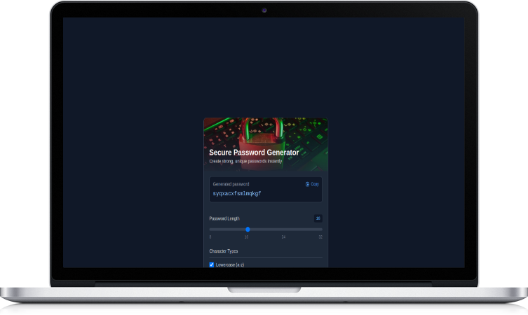 Secure password generator